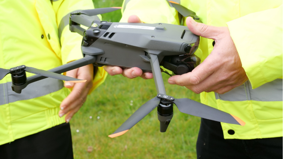 Image displaying drones used by NEDDC